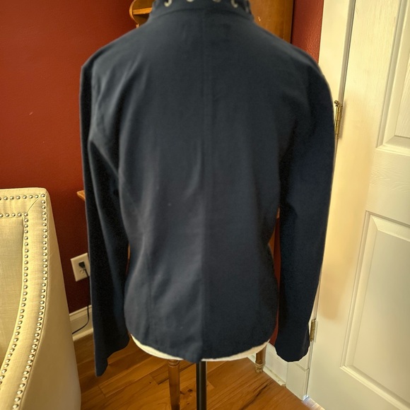 Live a Little Navy Utility Jacket - Picture 6 of 11